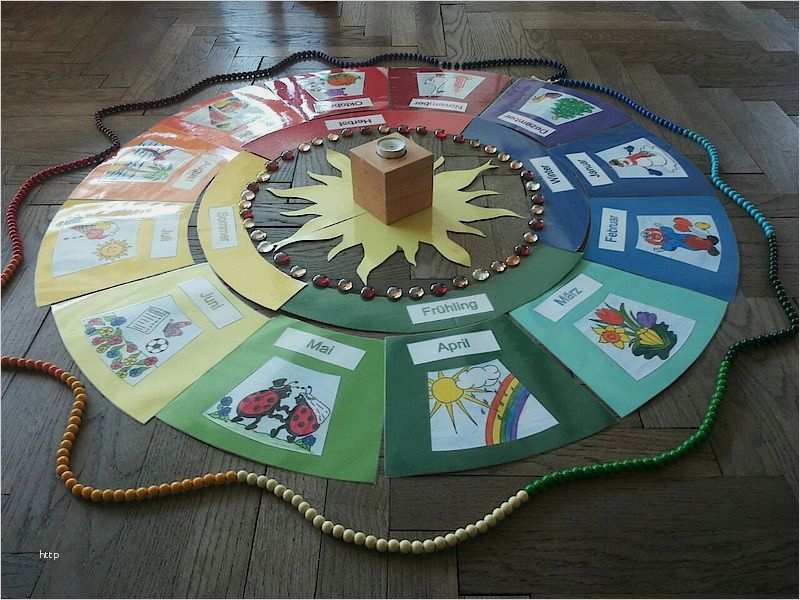 Geburtstagskalender Schule Vorlage Großartig Montessori Jahreskreis