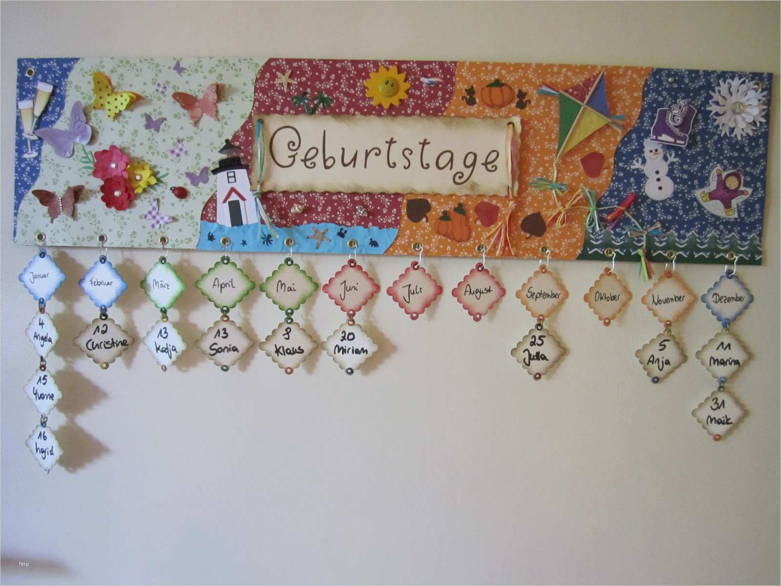 Geburtstagskalender Schule Vorlage Großartig Stempelschafs Bastelallerlei Geburtstagskalender