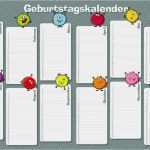 Geburtstagskalender Schule Vorlage Hübsch Geburtstagskalender Google Suche