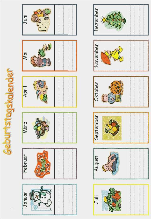 Geburtstagskalender Schule Vorlage Luxus Besten Kindergarten Geburtstagskalender Bilder Auf – Xua