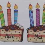 Geburtstagskalender Schule Vorlage Süß Basteln Geburtstagskalender Grundschule