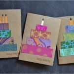 Geburtstagskarte Basteln Vorlage Erstaunlich Geburtskarten Gestalten 29 Ideen Zum Nachbasteln