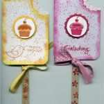 Geburtstagskarte Basteln Vorlage Erstaunlich Infopost Kreativ Mit Stempel Eis Am Stiel Als