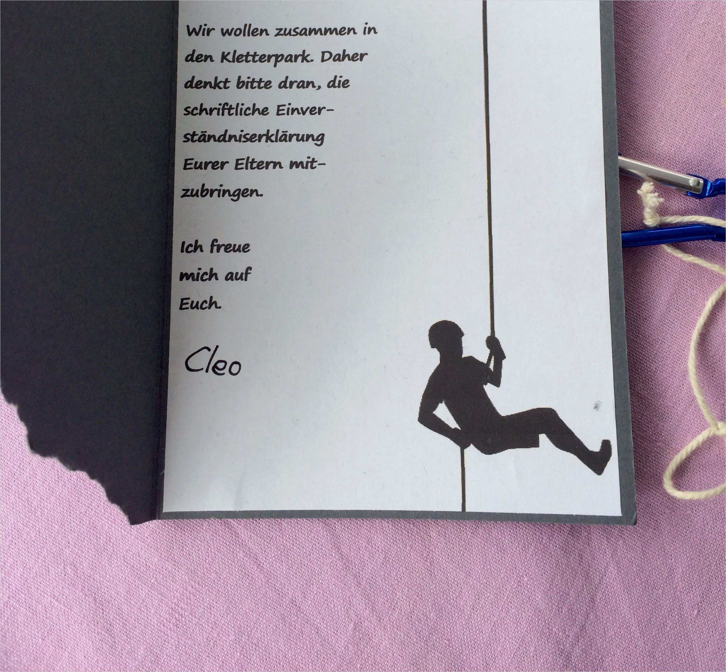 Geburtstagskarte Einladung Vorlage Schön Kindergeburtstag Klettern Einladung Basteln