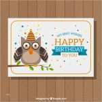 Geburtstagskarte Photoshop Vorlage Süß Geburtstagskarte Vorlage Mit Eule