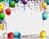Geburtstagskarte Photoshop Vorlage Wunderbar Birthday Card with Colored Balloons and Blank Paper Vector