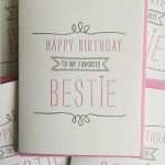 Geburtstagskarte Schreiben Vorlage Fabelhaft Geburtstagskarte Für Beste Freundin Karte Von