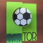 Geburtstagskarte Selber Basteln Vorlage Beste Geburtstagskarte Fussball Selber Basteln