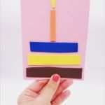 Geburtstagskarte Selber Basteln Vorlage Fabelhaft Geburtstagskarte Basteln Aus Moosgummi