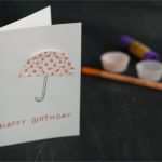 Geburtstagskarte Selber Basteln Vorlage Hübsch Schnelle Geburtstagskarte Selber Basteln