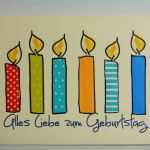 Geburtstagskarten Selber Gestalten Vorlagen Elegant Geburtstagskarten Mit Masking Tape Kerzen Karten