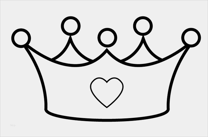 Geburtstagskrone Vorlage Ausdrucken Süß Kostenlose Malvorlage Prinzessin Krone Der Prinzessin Zum