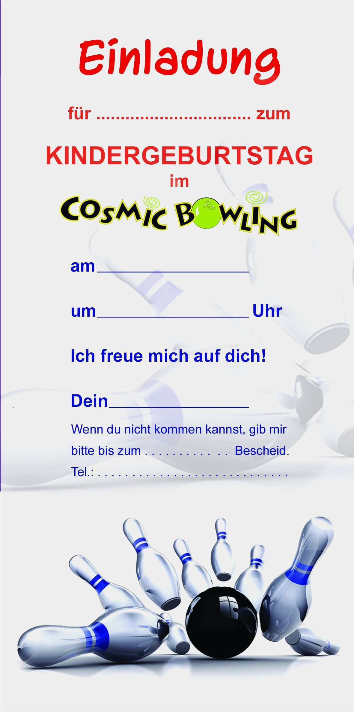 Geburtstagsparty Einladungen Vorlagen Gratis Angenehm Bowling Einladung Vorlage Kostenlos