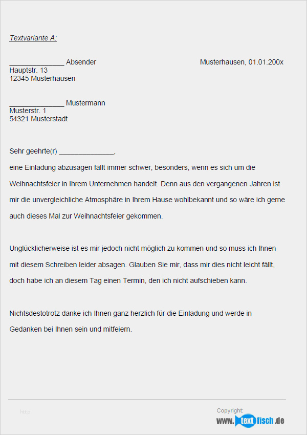 Geburtstagswünsche Geschäftlich Vorlage Gut Einladung Absagen Muster