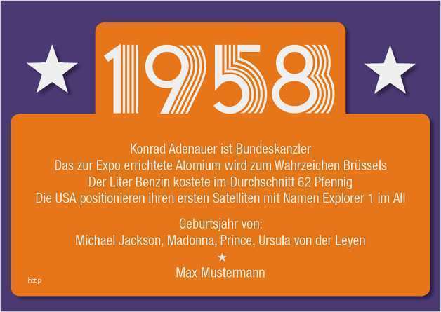 Geburtstagszeitung Texte Vorlagen Genial Einladungen Einladung Zum 60 Geburtstag 1958