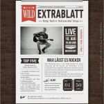 Geburtstagszeitung Vorlage Word Luxus Drucke Selbst Einladung Rock N Roll