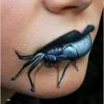 Gedenk Tattoos Vorlagen Cool Gedenk Tattoos Vorlagen Neu 3d蜘蛛纹身图案 嘴唇上逼真的3d蜘蛛纹身图片 纹身图案