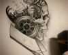 Gedenk Tattoos Vorlagen Hübsch Steampunk Skull Tattoo Art Design Collage