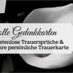 Gedenkkarten Vorlagen Luxus Trauerkarte Schreiben Muster Kostenlos – Dede14