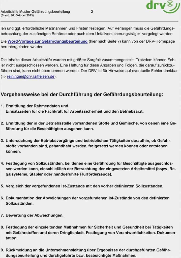 Gefährdungsbeurteilung Dokumentation Vorlage Angenehm Muster Gefährdungsbeurteilung Pdf