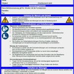 Gefährdungsbeurteilung Hydraulische Pressen Vorlage Angenehm Betriebsanweisung Furnierpresse sofort Download