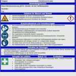 Gefährdungsbeurteilung Nach Gefahrstoffverordnung Vorlage Schönste Betriebsanweisung Gemäß 14 Gefstoffv Vorlage Neu Schön