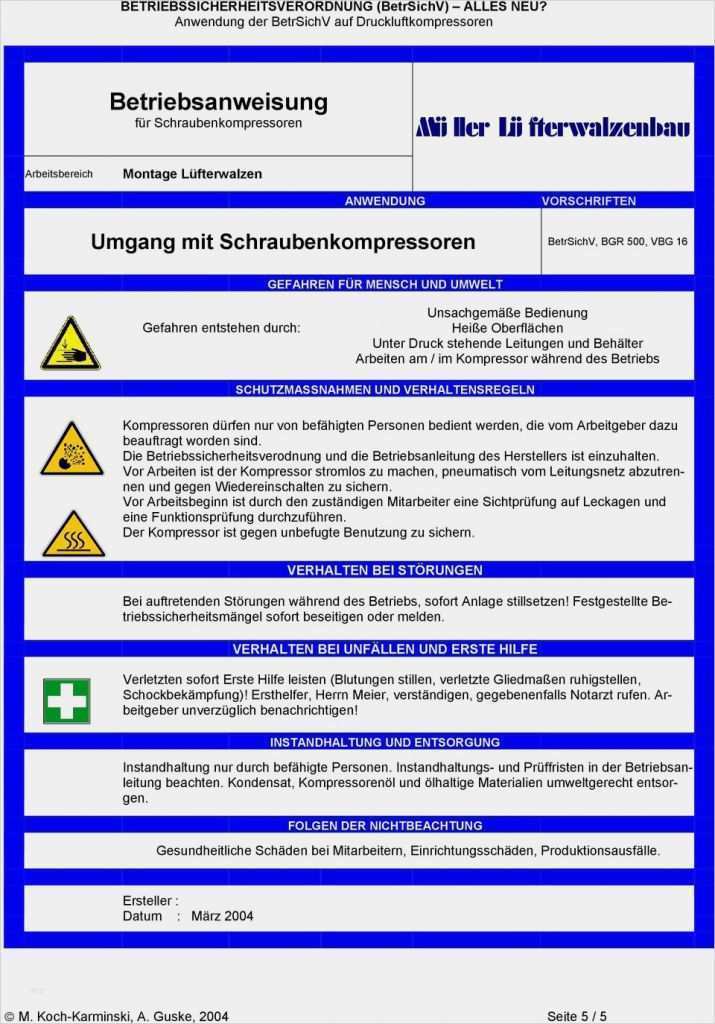 Gefährdungsbeurteilung Vorlage Bg Bau Fabelhaft ...
