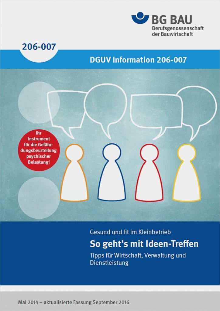 Gefährdungsbeurteilung Vorlage Bg Bau Neu 2 Schritt Belastungen Ermitteln