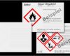 Gefahrstoffetiketten Vorlage Erstaunlich Ghs Clp Gefahrstoff Etiketten Zum Selbstbeschriften