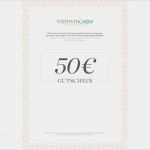 Geld Gutschein Vorlage Elegant Geschenkgutschein Zum Selber Drucken 50 Euro