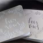 Gelübde Hochzeit Vorlage Süß Hochzeit Gelübde Buch Set Hsi Und Hers Von Noteworthydesignsco