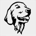 Geocaching Logbuch Vorlage Small Luxus 12 2 14 7cm Golden Retriever Dog Car Bumper Stickers Cute