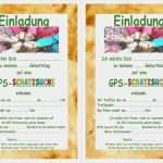 Geocaching Vorlagen Bewundernswert Einladung Kindergeburtstag Zum Ausdrucken