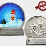 Geocaching Vorlagen Schönste Weihnachtskugel Geocoin Poliertes Silber Mit Gravu