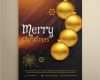 Geschäftlicher Weihnachtsgruß Vorlage Erstaunlich Weihnachtsgruß Flyer Vorlage Mit Weihnachtskugeln