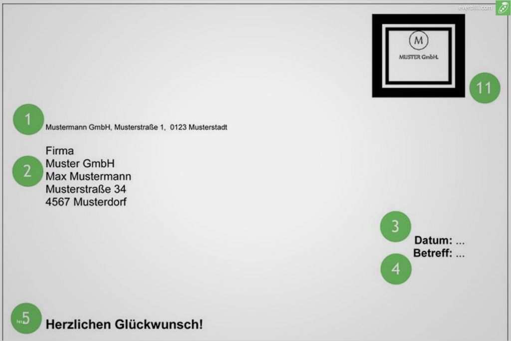Geschäftsbrief Vorlage Rechnung Erstaunlich Geschäftsbrief Vorlage Gratis Herunterladen Everbill Magazin