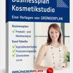 Geschäftskonzept Vorlage Fabelhaft Businessplan Kosmetikstudio • De Businessplan Download