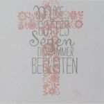 Geschenkanhänger Taufe Vorlage Erstaunlich 3d Karte Taufe Kommunion Handgemacht Mit Stampin Up