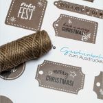 Geschenkanhänger Vorlage Weihnachten Neu Geschenkanhänger Basteln Für Weihnachten Miomodo Diy Blog