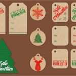 Geschenkanhänger Vorlage Zum Ausdrucken Gut Geschenkanhänger Zum Ausdrucken Für Weihnachten Miomodo