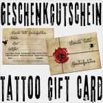 Geschenkgutschein Vorlage Pdf Erstaunlich Tattoo Gutschein In Berlin Alles Mögliche Kaufen Und