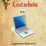 Geschenkgutschein Vorlagen Weihnachten Luxus Geschenkgutschein Vorlagen Weihnachten Genial Notebook