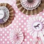 Geschenkpapier Vorlage Schön Pferdeparty Rosette Pferdeorden Diy Basteln
