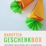 Geschenkverpackung Basteln Vorlage Best Of Karotten Geschenkverpackung Zu Ostern Basteln Inkl Vorlage