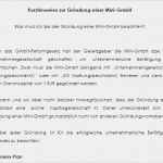 Gesellschafterliste Vorlage Inspiration Vorteilspaket Unternehmergesellschaft Ug Jetzt En