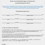 Gesellschaftsvertrag Gbr Vorlage Inspiration Beschwerdebrief Und Mustervorlagen