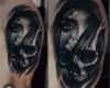Gesicht Tattoos Vorlagen Schönste Woman and Skull Tattoo by Ad Pancho G