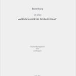 Gestalter Für Visuelles Marketing Bewerbung Vorlage Schönste Muster Bewerbung Für Gebäudereiniger In Zum Download