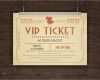 Gestaltung Geburtstagseinladung Vorlagen Neu Drucke Selbst Kreative Einladungskarte Vip Ticket Retro