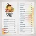 Getränkekarte Vorlage Pdf Gut 15 Ränkekarte Vorlage Pdf